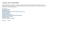 Desktop Screenshot of curiousmath.com